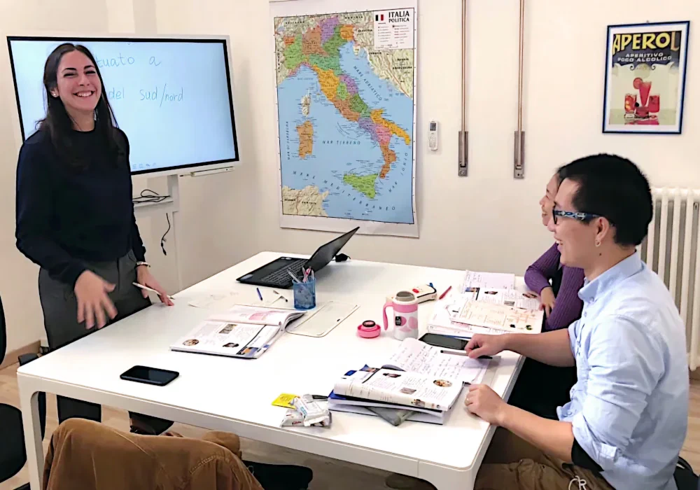 Benedetta teaching